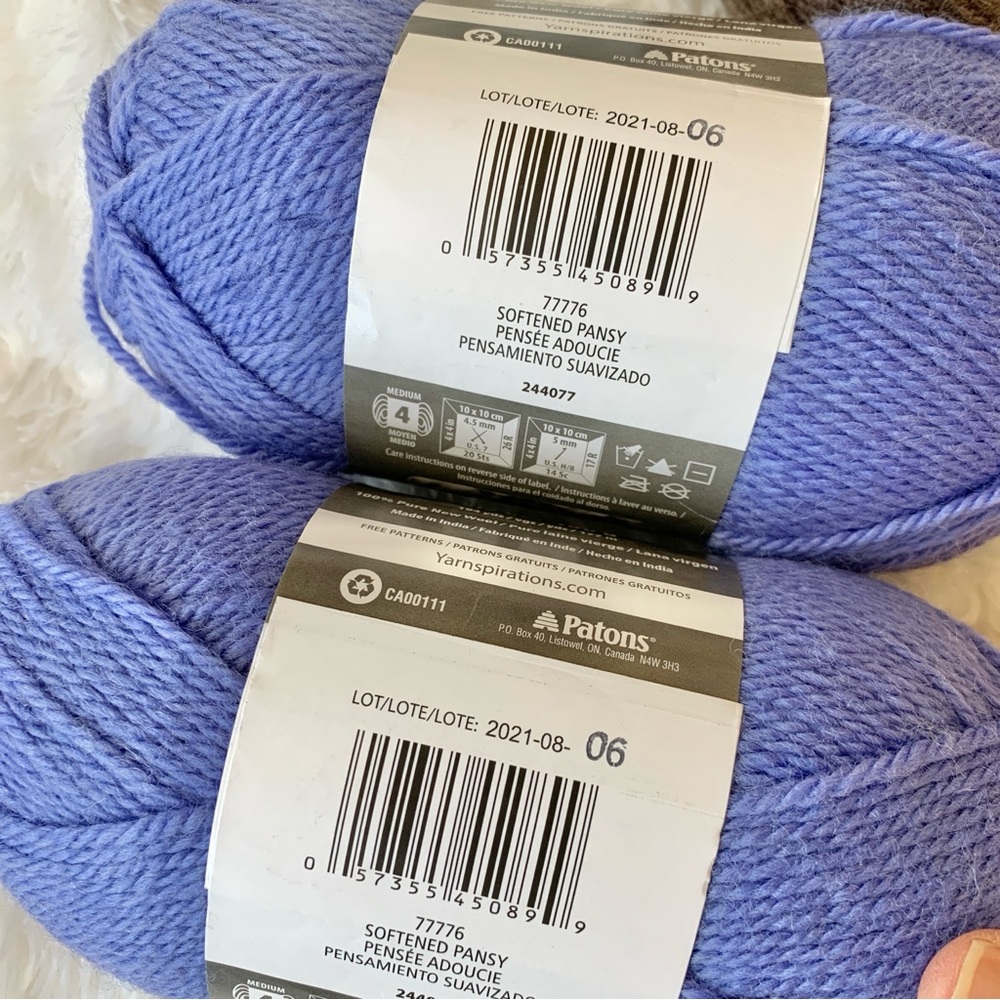 PATONS Classic Worsted Wool Yarn Skeins NEW Lot (3) - Picture 8 of 9
